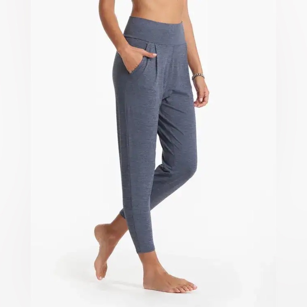VUORI Lux At Ease Pants - Azure Heather Legging